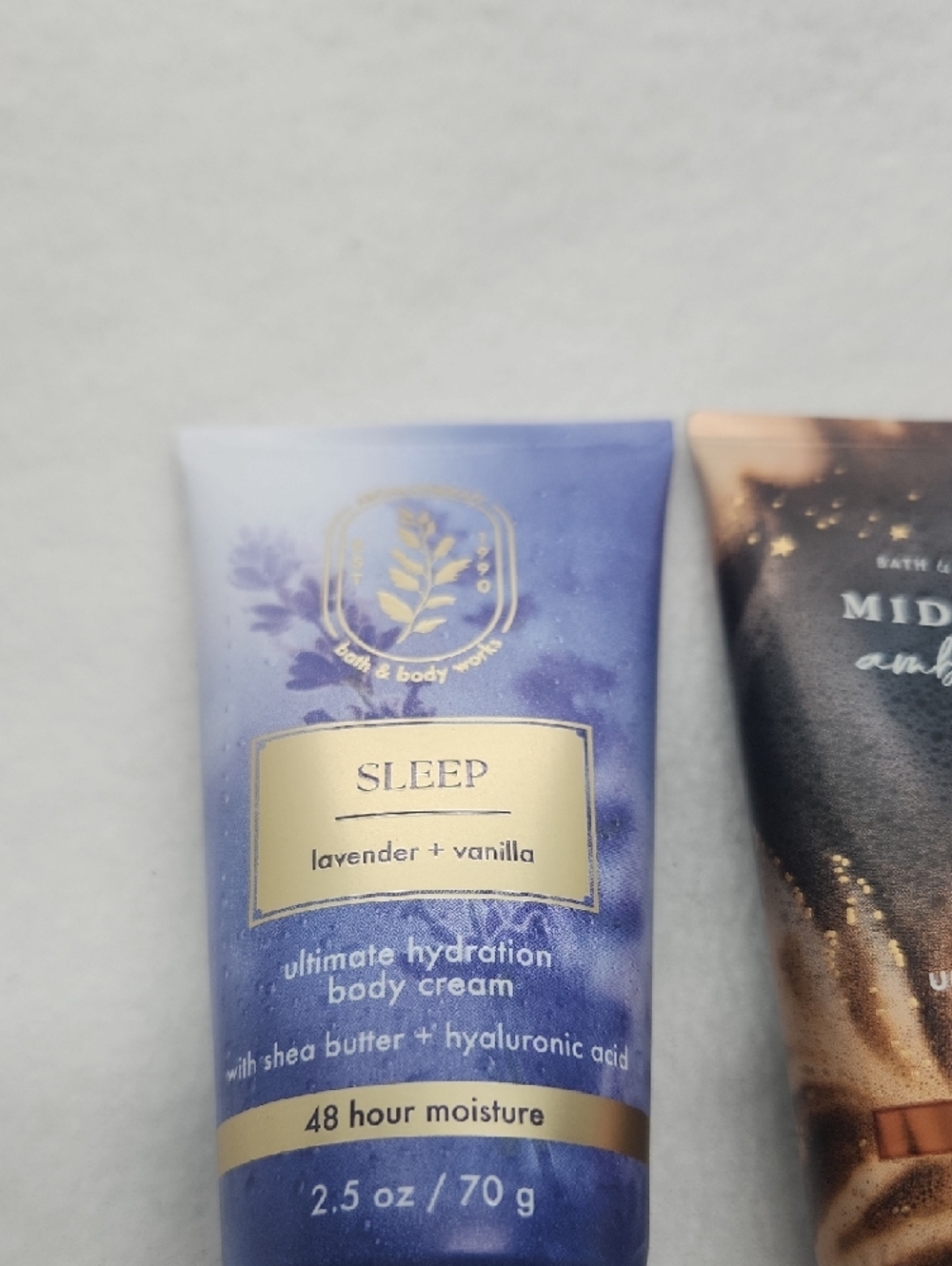 Bath & Body Works Sleep & Midnight Amber Glow Body Creams Set - Picture 2 of 3